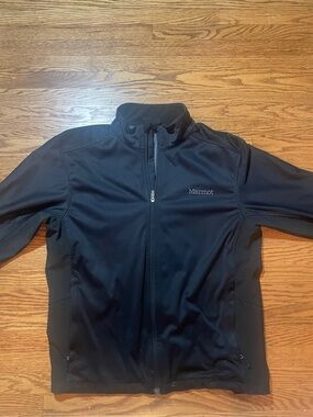 Marmot Men's Black Performance Softshell Jacket with Stand Collar